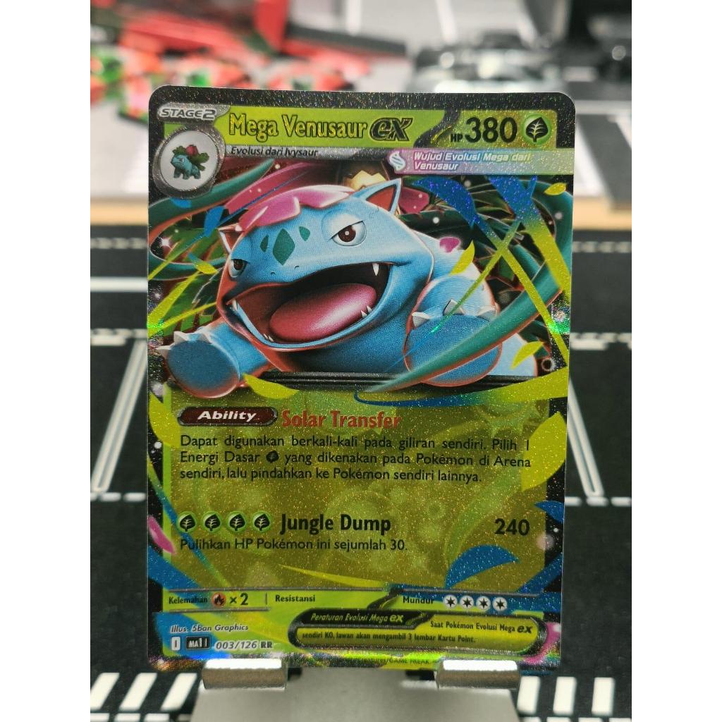 Mega Venusaur ex SAR Evolusi Mega MA1 - Pokemon TCG Indonesia