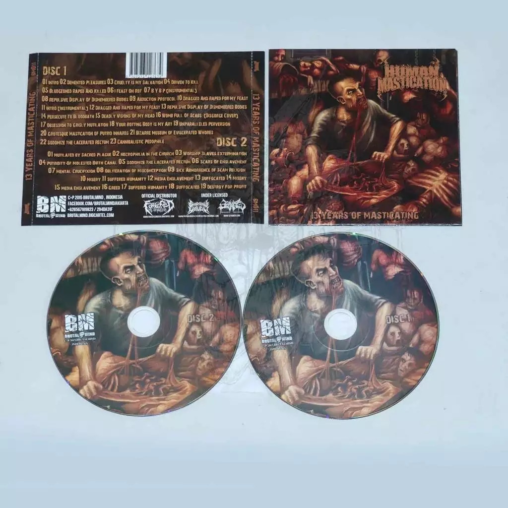 CD - Human Mastication - 13 Years Of Masticating