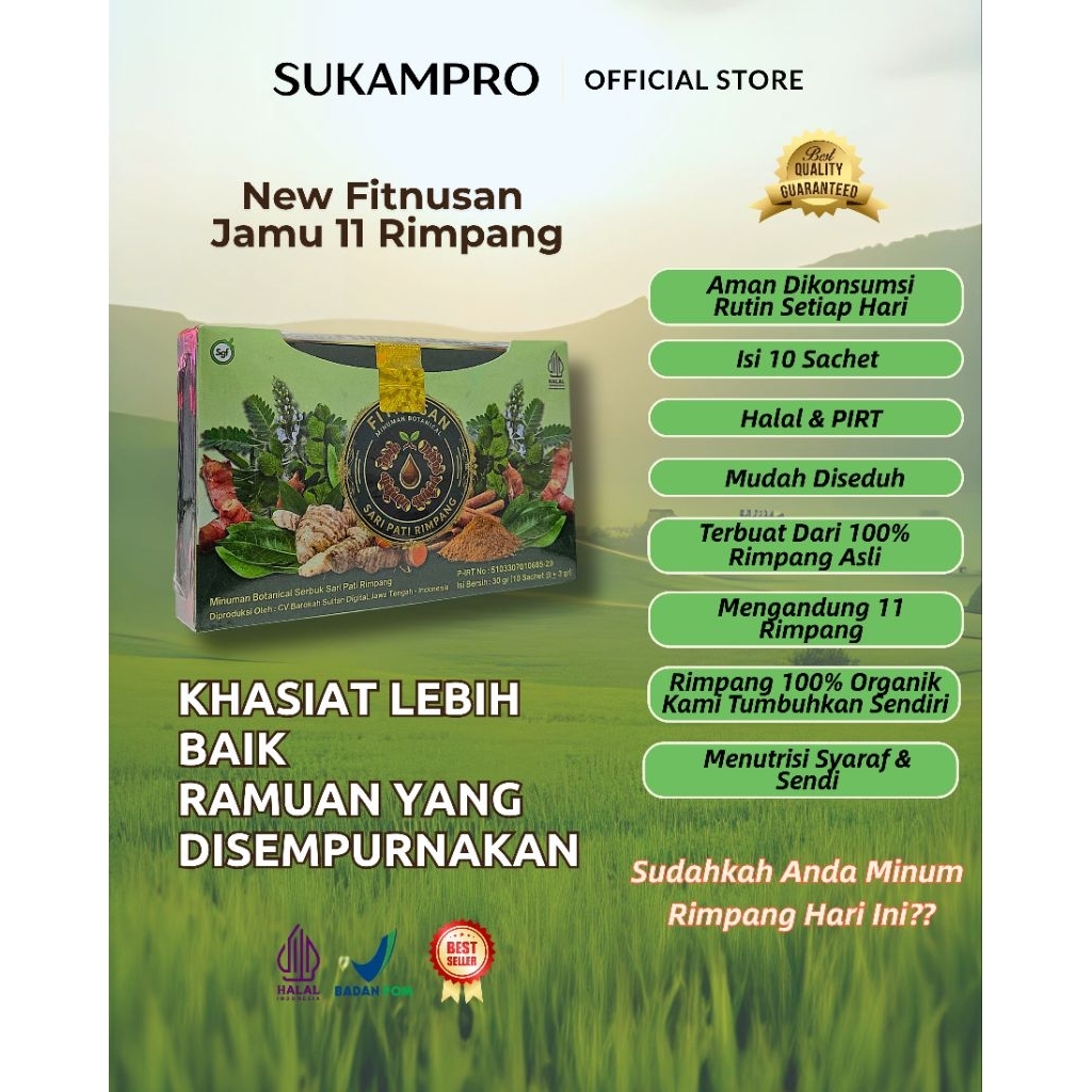 Jamu Rimpang Nyeri Sendi Vertigo Lengkuas Jahe Serbuk Sari Pati Rimpang ORIGINAL
