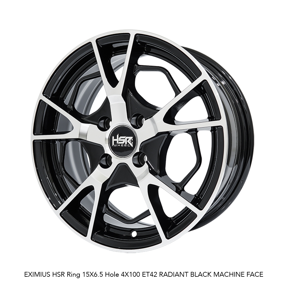 VELG MOBIL R15 HSR EXIMIUS HSR R15X6,5 H4x100 ET42 RBMF 4 PCS VELG