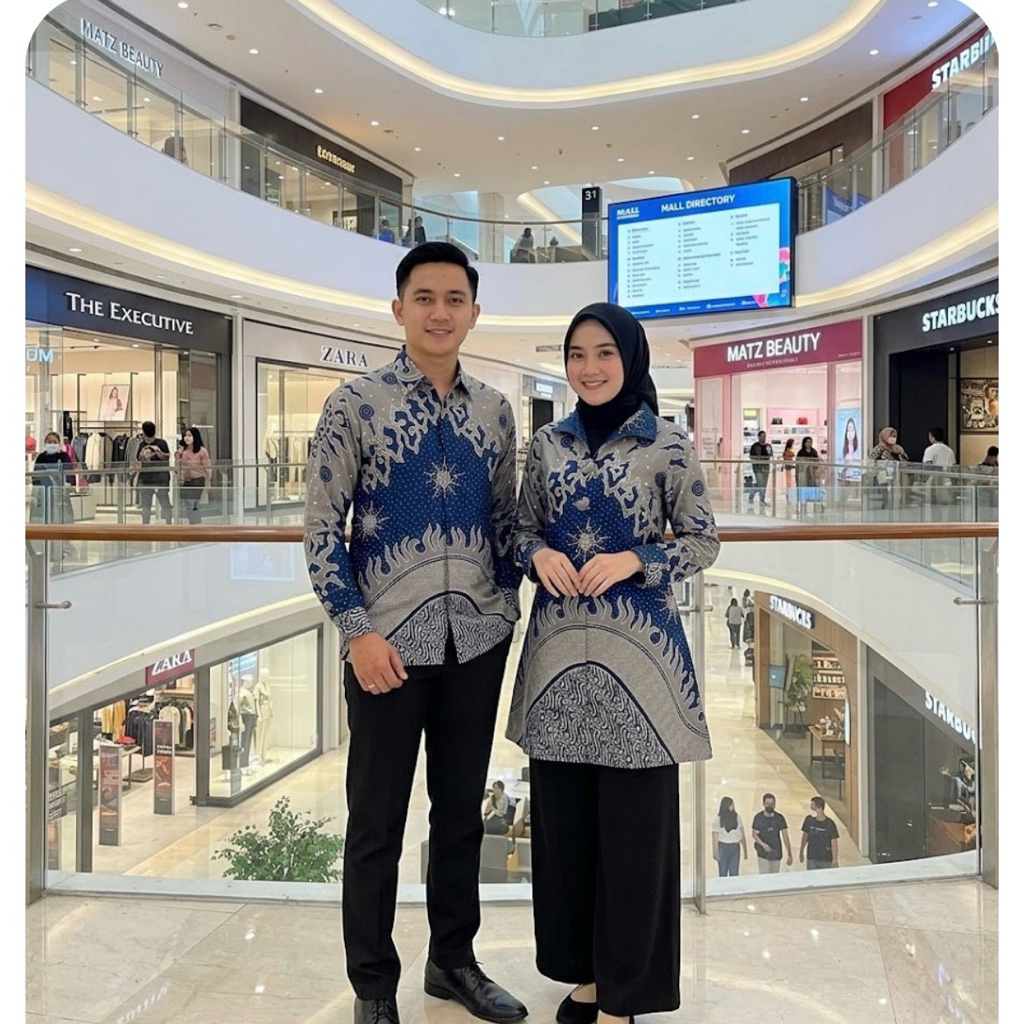 batik coupelan pasangan premium Full furing | kemeja batik SLIMFIT pria | batik atasan wanita | baju