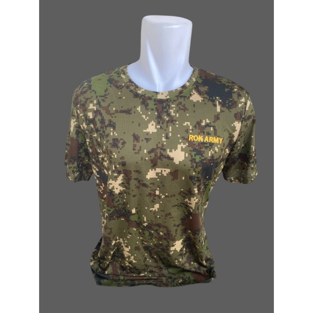 Kaos Camo Loreng Digital Granit ROKA Republik Of Korea Army Tentara Korea Selatan Like New (42)