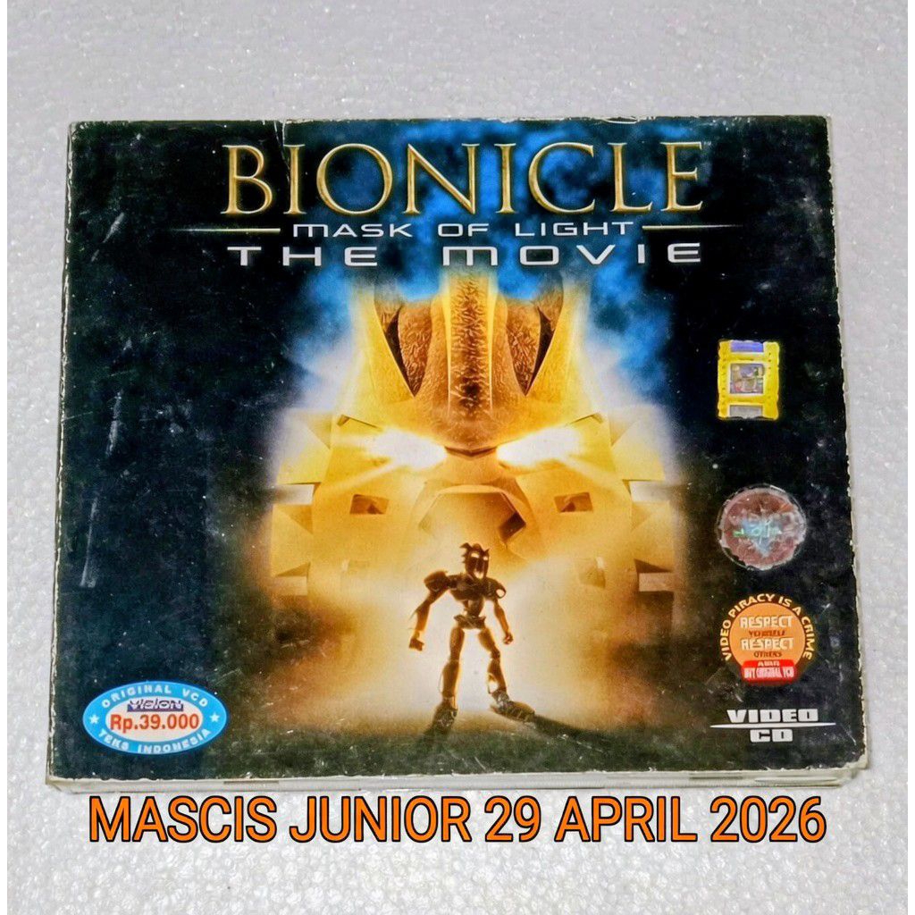 VCD Bionicle Mask Of Light - The Mo vie