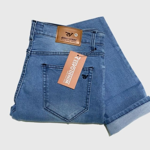 CALANA PANJANG JEANS PRIA BAHAN DENIM street model sekini produk Resvo denim calana panjang pria dew