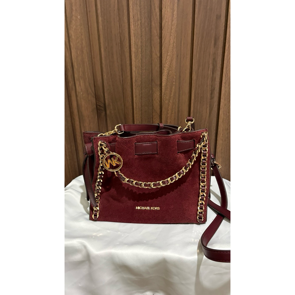 MK MINA SMALL SUEDE