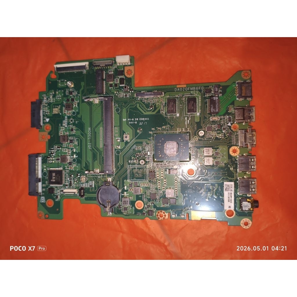 bahan motherboard laptop acer es1 432 ori