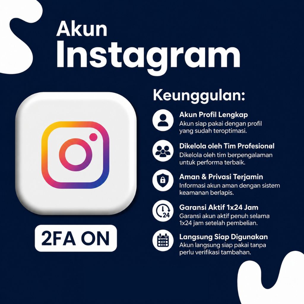 AKUN INSTAGRAM / AKUN IG (Baca Ketentuan)