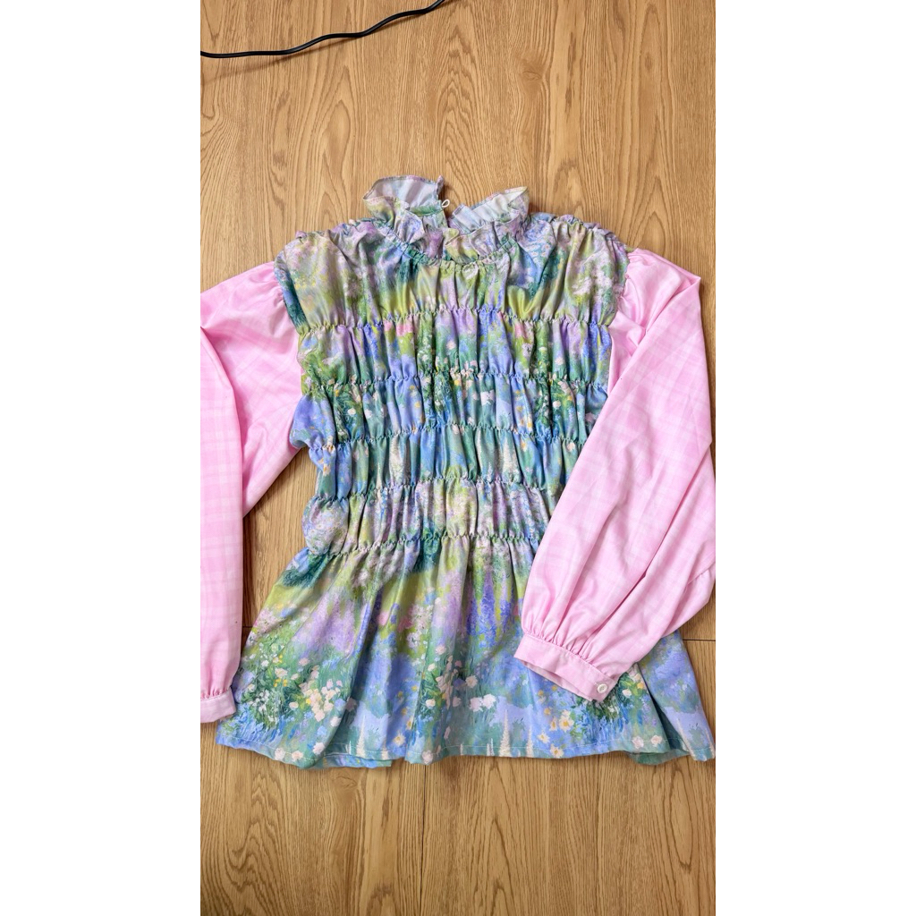 preloved saykarra btari smocked top