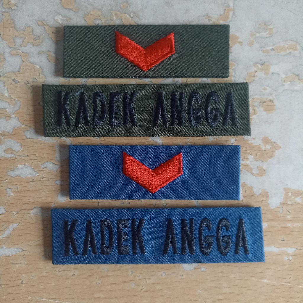 Papan Nama + Pangkat TAMTAMA Topi KOMANDO TNI AU