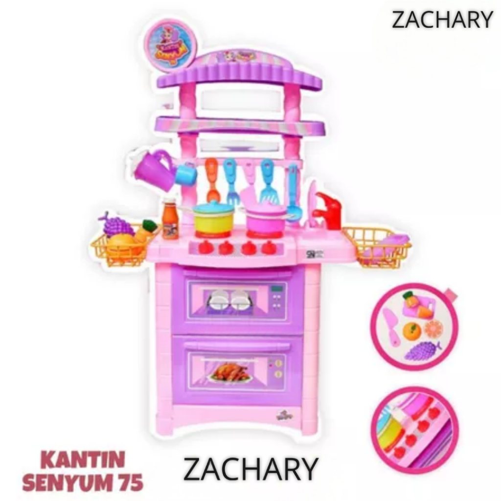 MAINAN MASAK MASAKAN KITCHEN SET JUMBO/ MEGAMART SUPERMARKET /  KANTIN SENYUM ANAK/ SHP SGP RAJA KOK