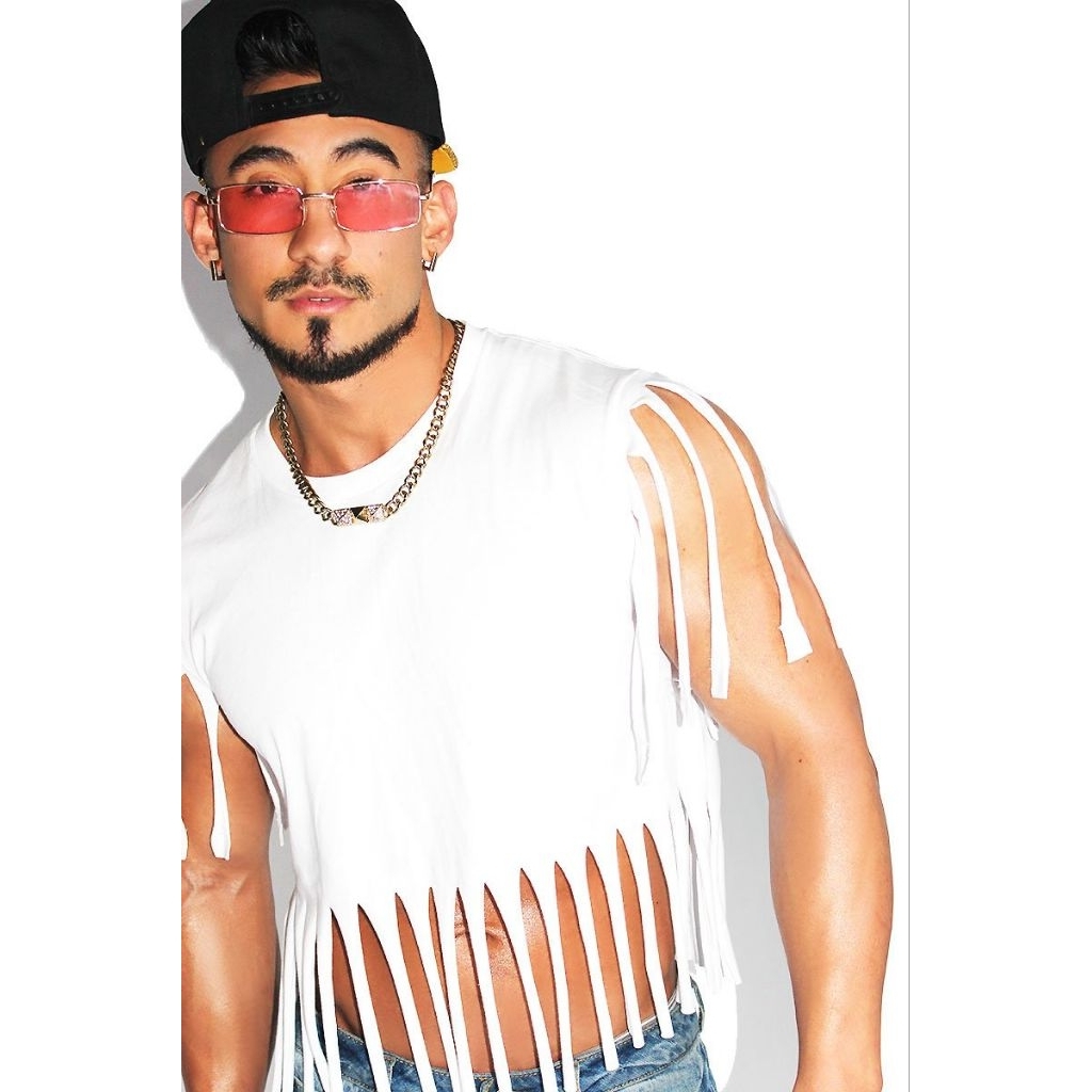 Kaos crop boxy Ripped by Clara