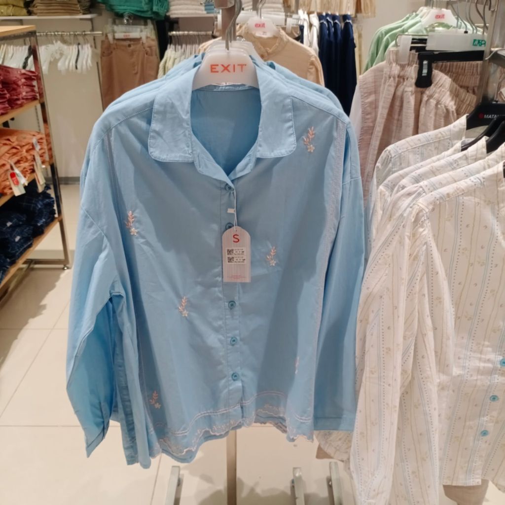EXIT KEMEJA CASUAL BLOUSE WANITA ORIGINAL