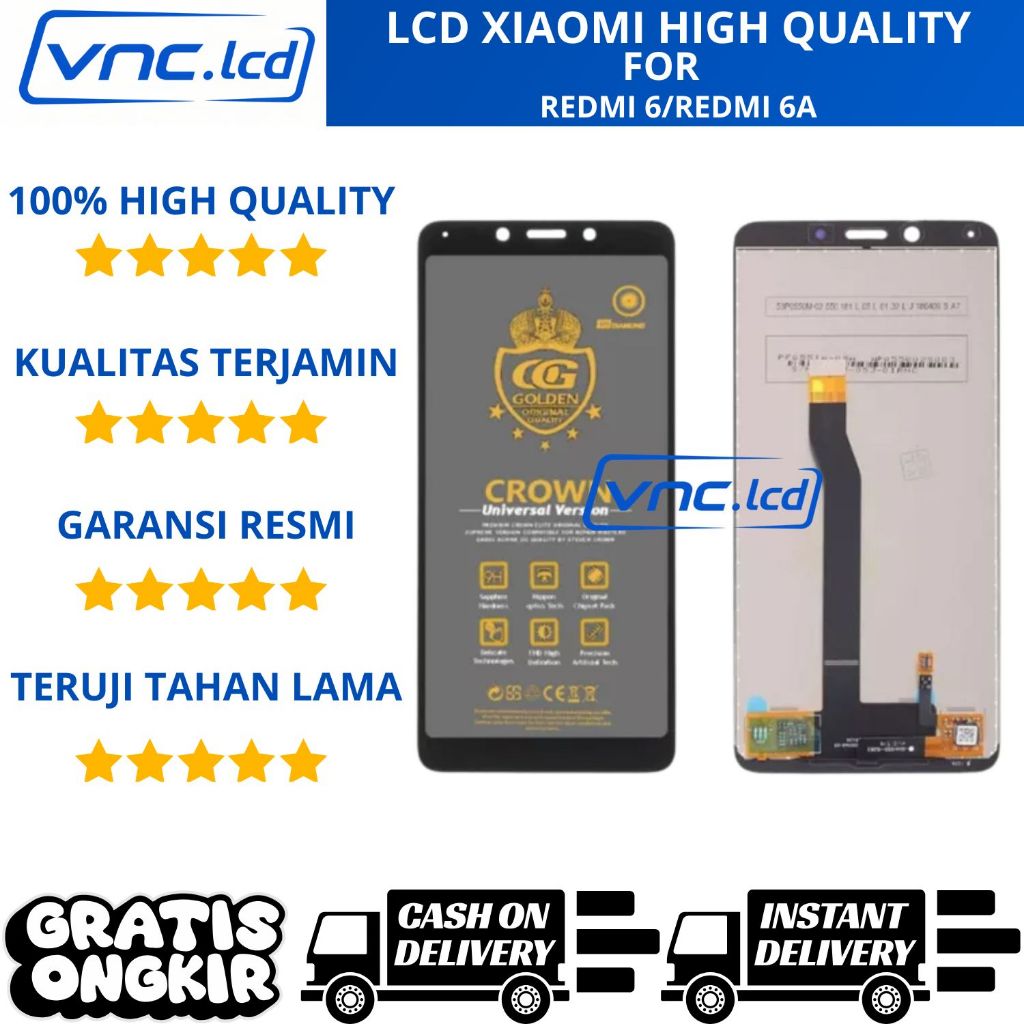 LCD XIAOMI REDMI 6/REDMI 6A FULLSET  ORIGINAL