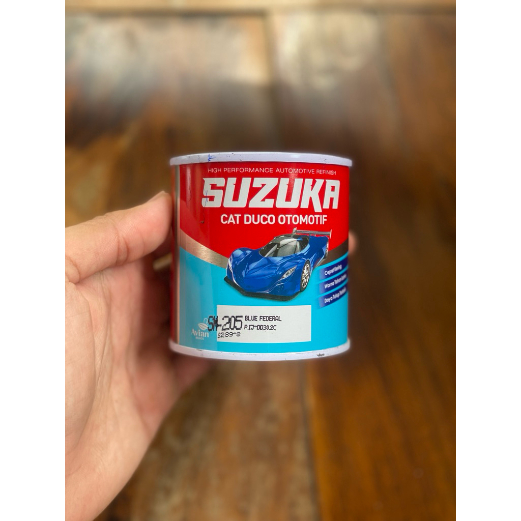 cat duco otomotif NC SUZUKA BLUE FEDERAL SM 205 200cc biru metallic