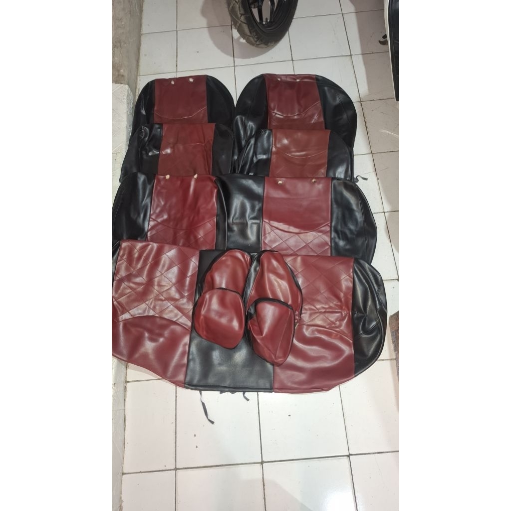 sarung jok nissan march second