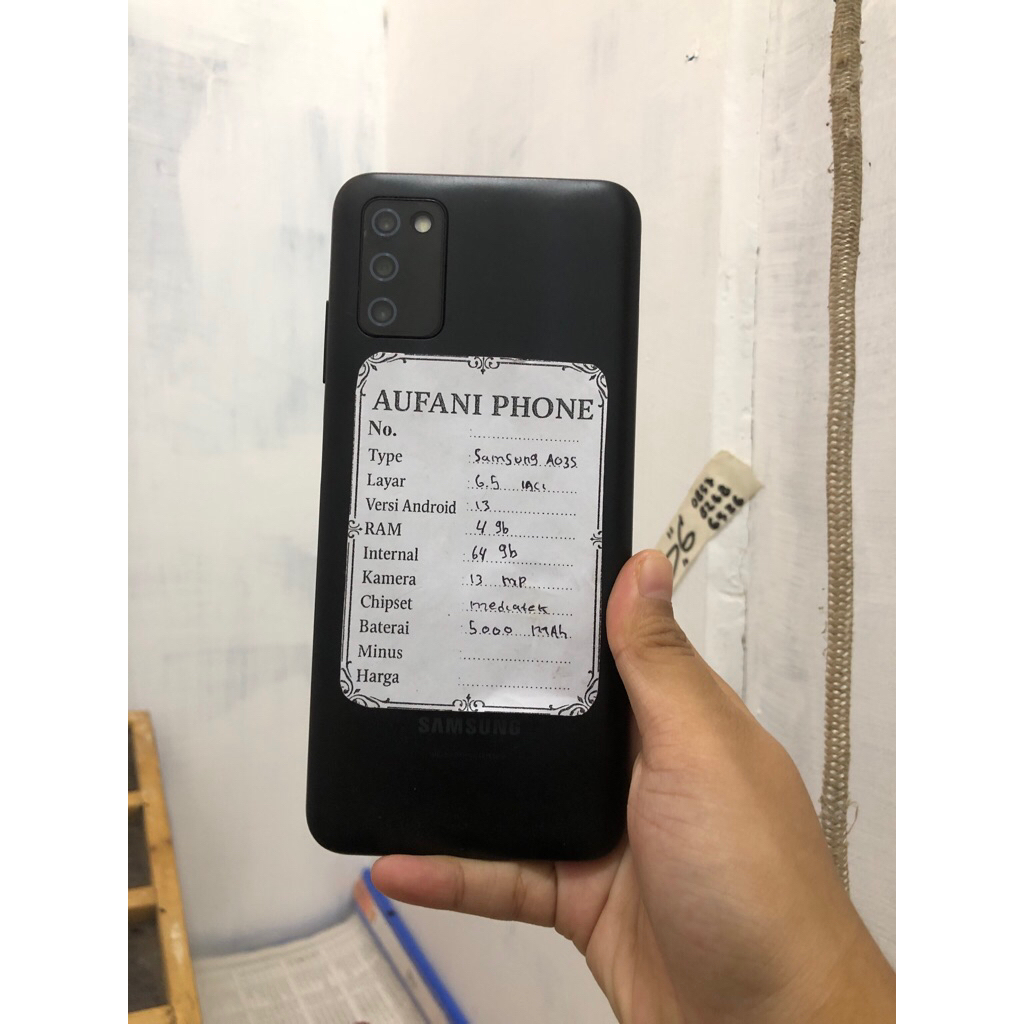 Samsung A03s ram 4/64gb