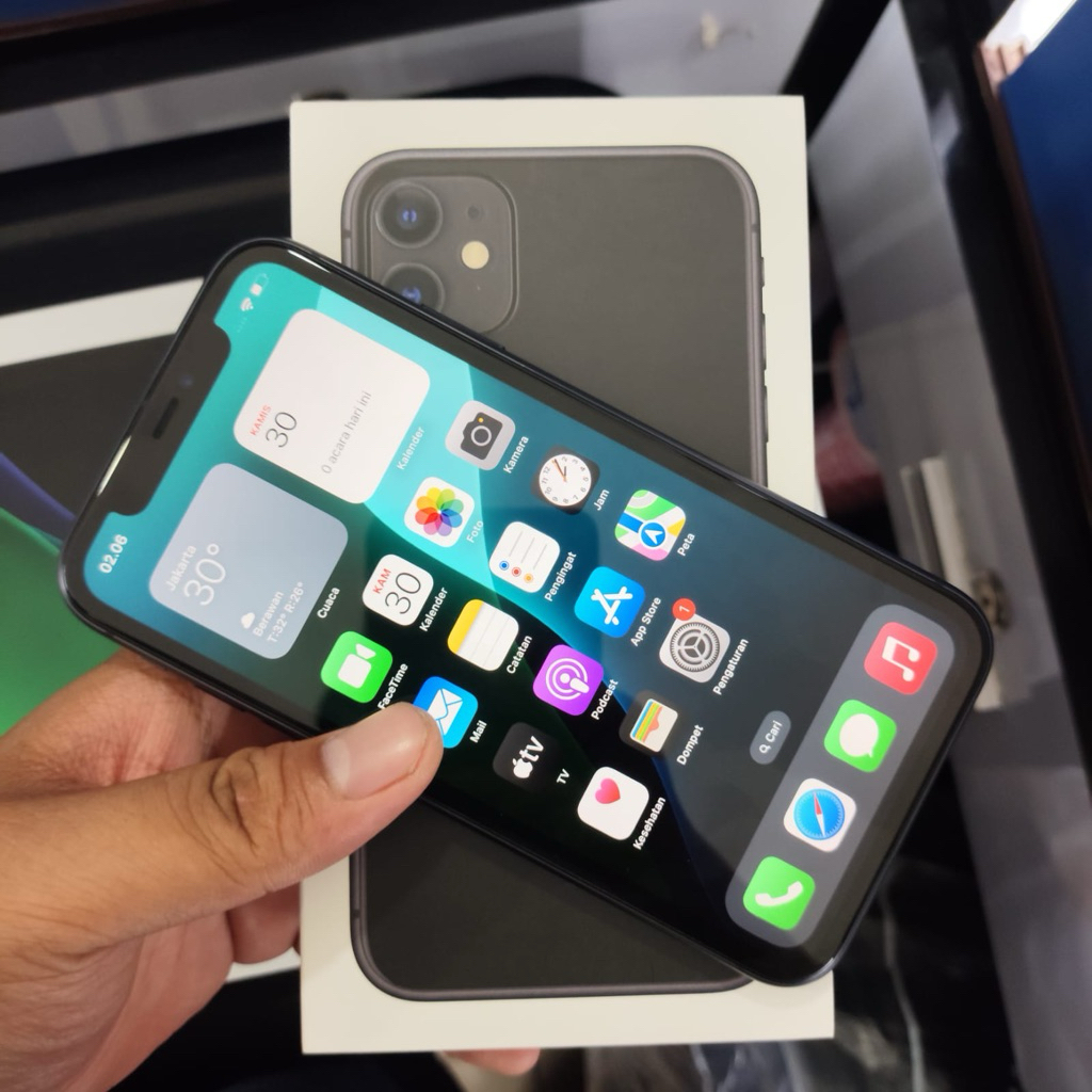 Iphone 11 64gb resmi ex ibox fullset original termurah
