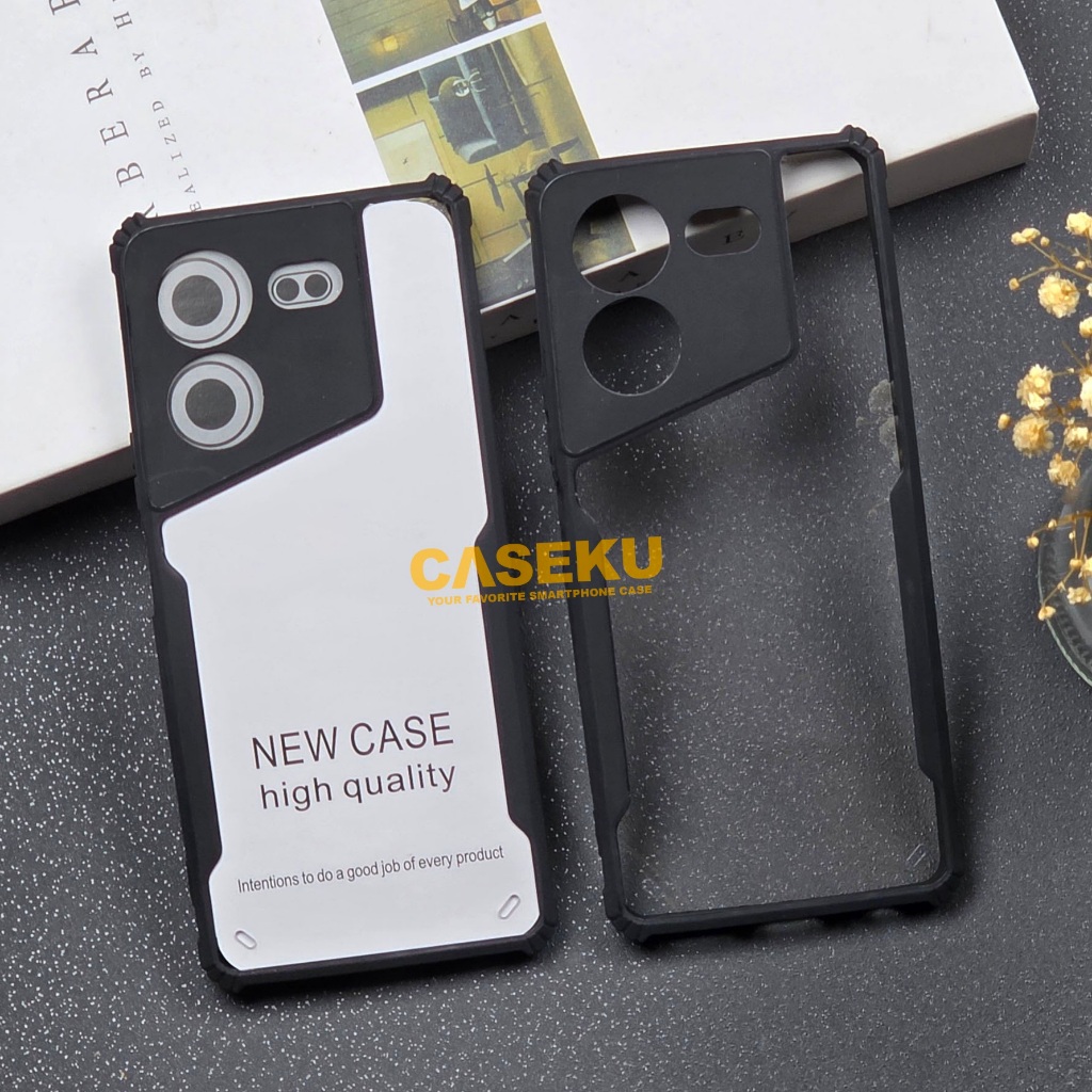 Tecno Pova 5 Pro Case Fusion shockproof Transparan Casing Tecno Pova 5 Pro FSN