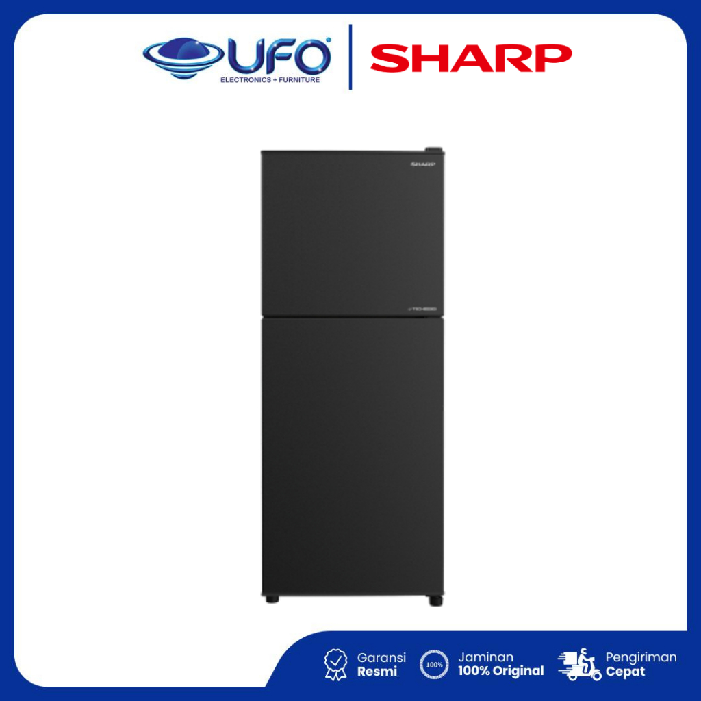 SHARP SJ246SIGK - Kulkas 2 Pintu Inverter (J-Tech Inverter) 205 Liter