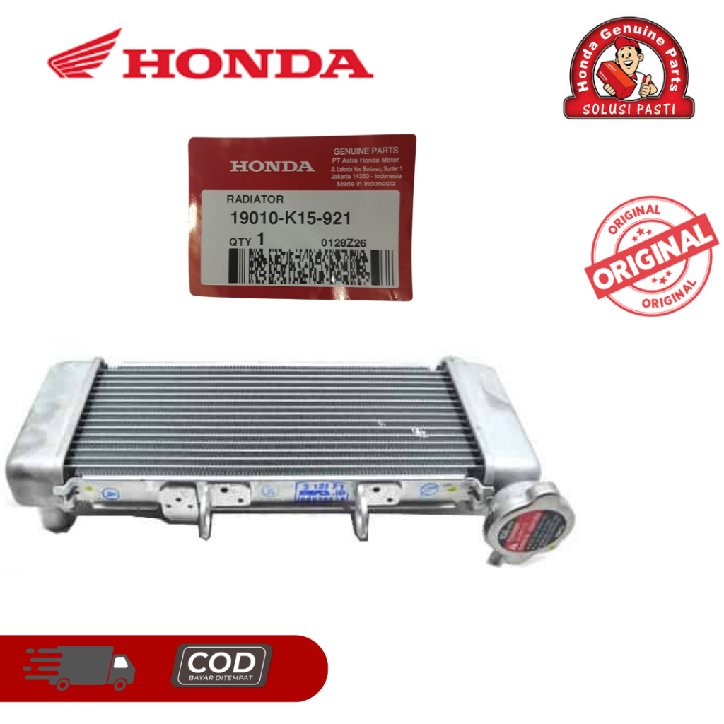 Radiator Comp New CB150R Streetfire K15G, New CB150R Streetfire K15M & New CBR 150R K45G 19010K15921