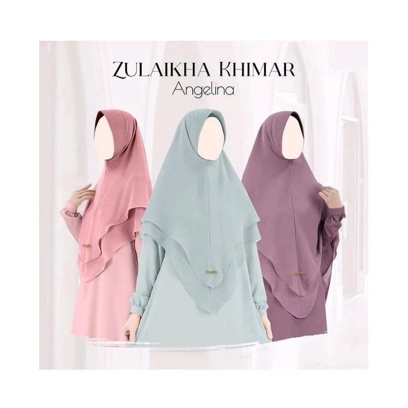 Zulaikha Khimar softpad by Atelier Angelina Brownie M