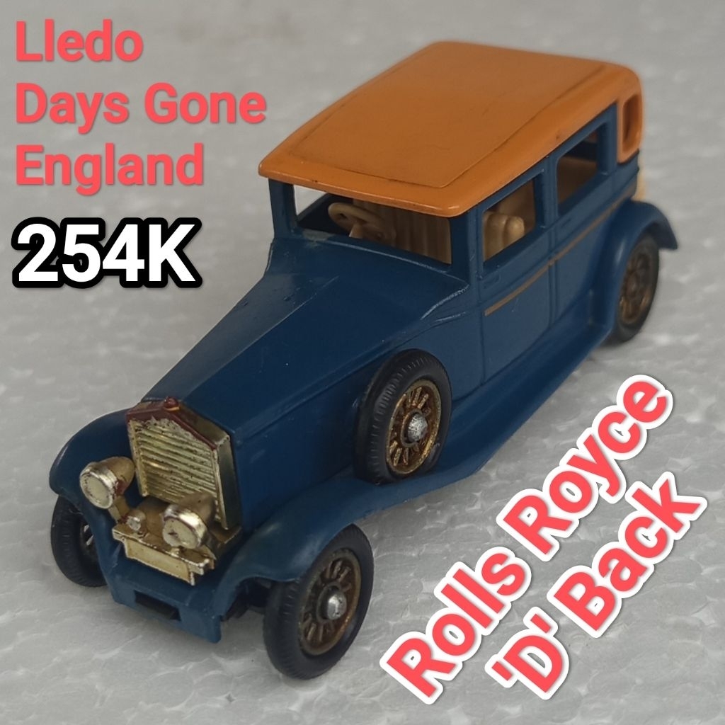 Diecast Vintage Lledo Days Gone England Rolls Royce D Back Loose