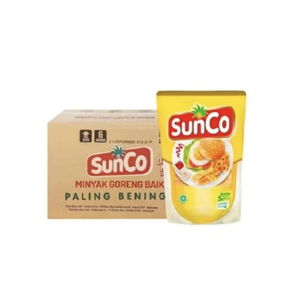 SUNCO 1 Dus Minyak Goreng 2 Liter Isi 6