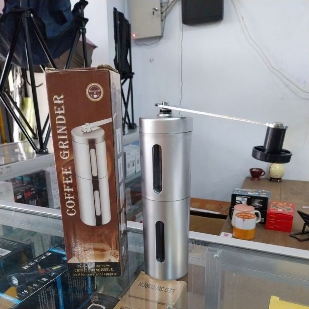 Alat Giling Kopi Manual Kopi Grinder Coffe Gilingan Biji Kopi Alat Penggiling Kopi