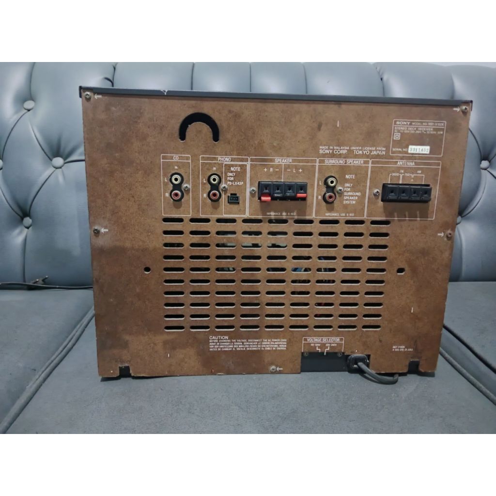 sony lbt v102 tidak ada suara