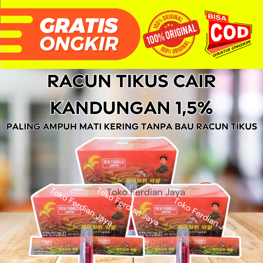 Racun Tikus Cair 2M KANDUNGAN 1.5% Paling Ampuh Mati Kering Tanpa Bau Racun Tikus Tetes