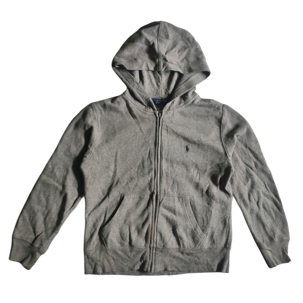 Jacket Hoodie Zipper Anak Brand Polo Ralph Lauren Usia 8 - 9 Tahun