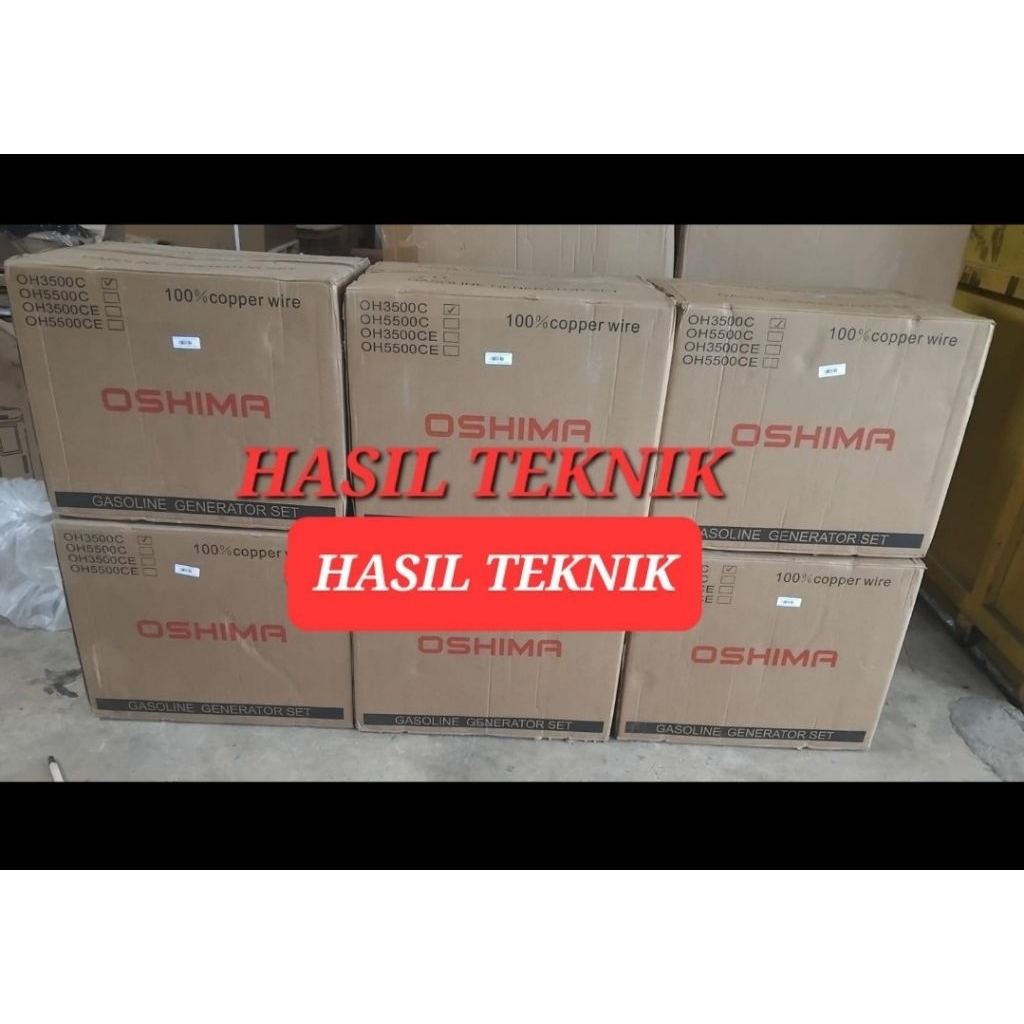 Mesin Genset Honda Oshima OH 3500 C - Alat Generator Listrik 2000 Watt Manual Bensin 4 Tak