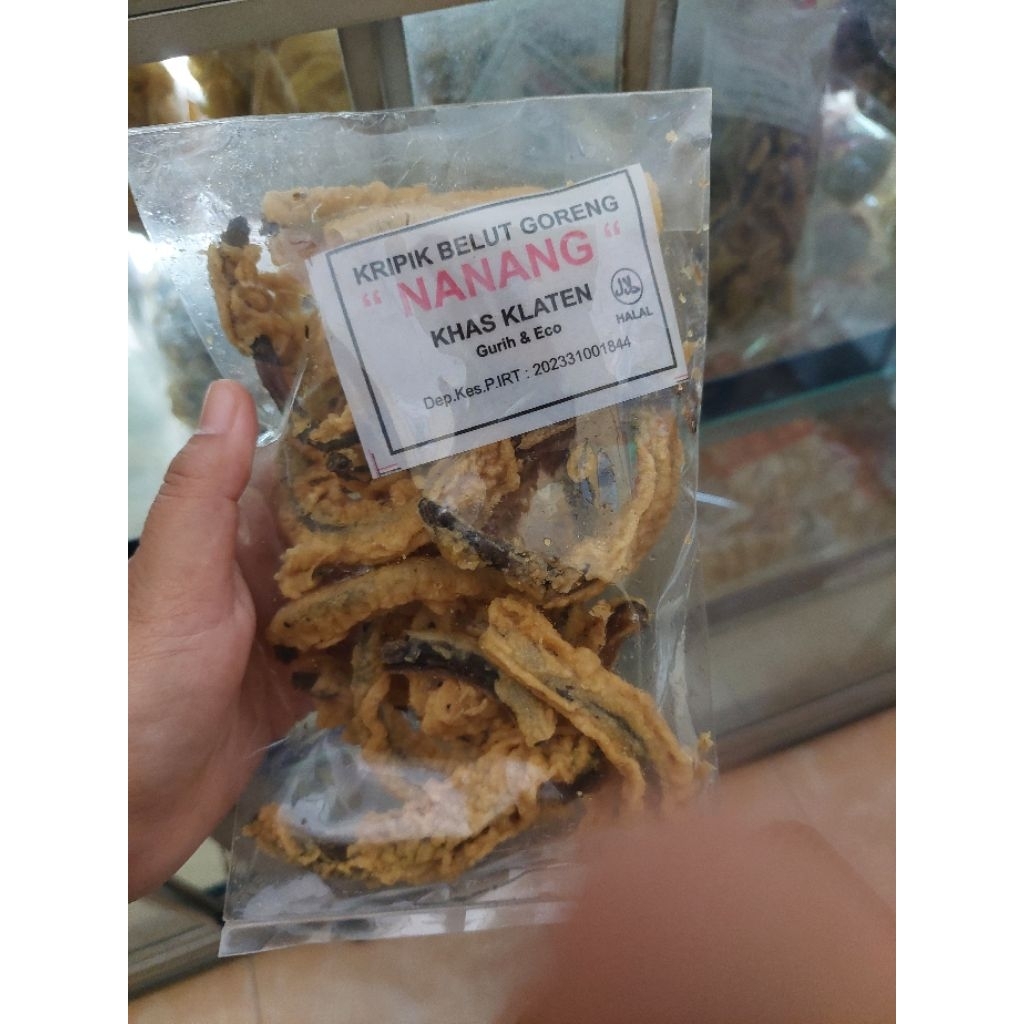 kripik belut 250gr khas klaten