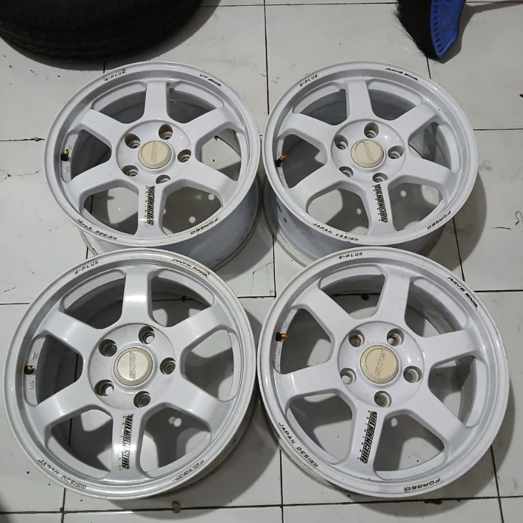 Velg Mobil Bekas Ring 15 Lubang Baut 5 TE37 R15 H5X114,3