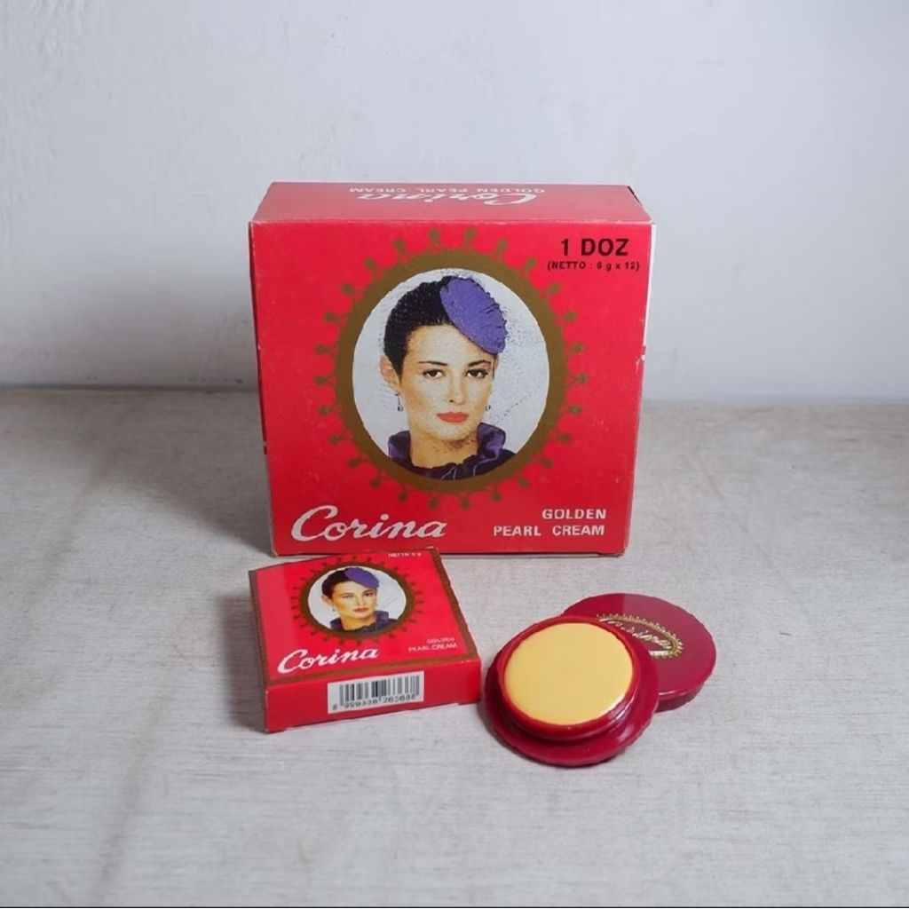 1 Pcs Cream Wajah CORINA Golden Pearl 6 gr
