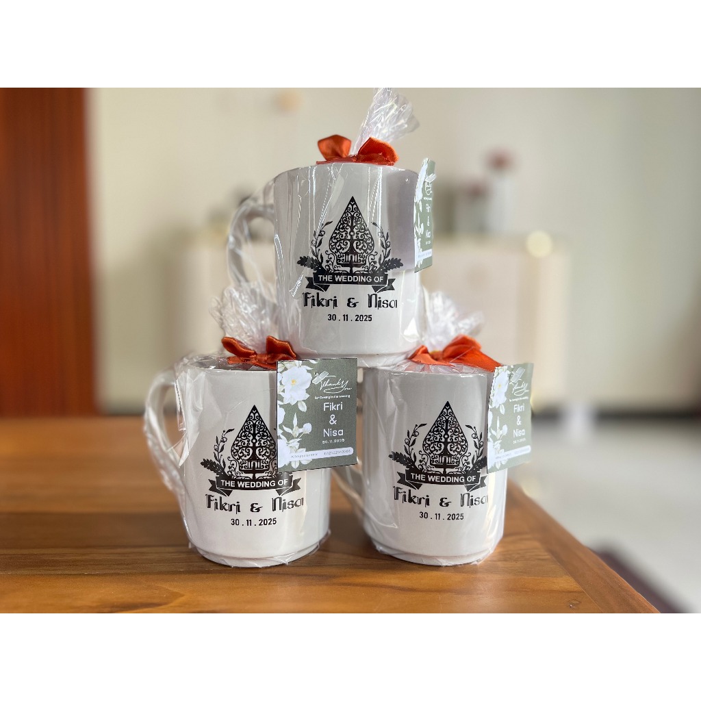 Mug Keramik Sablon dan Kemas