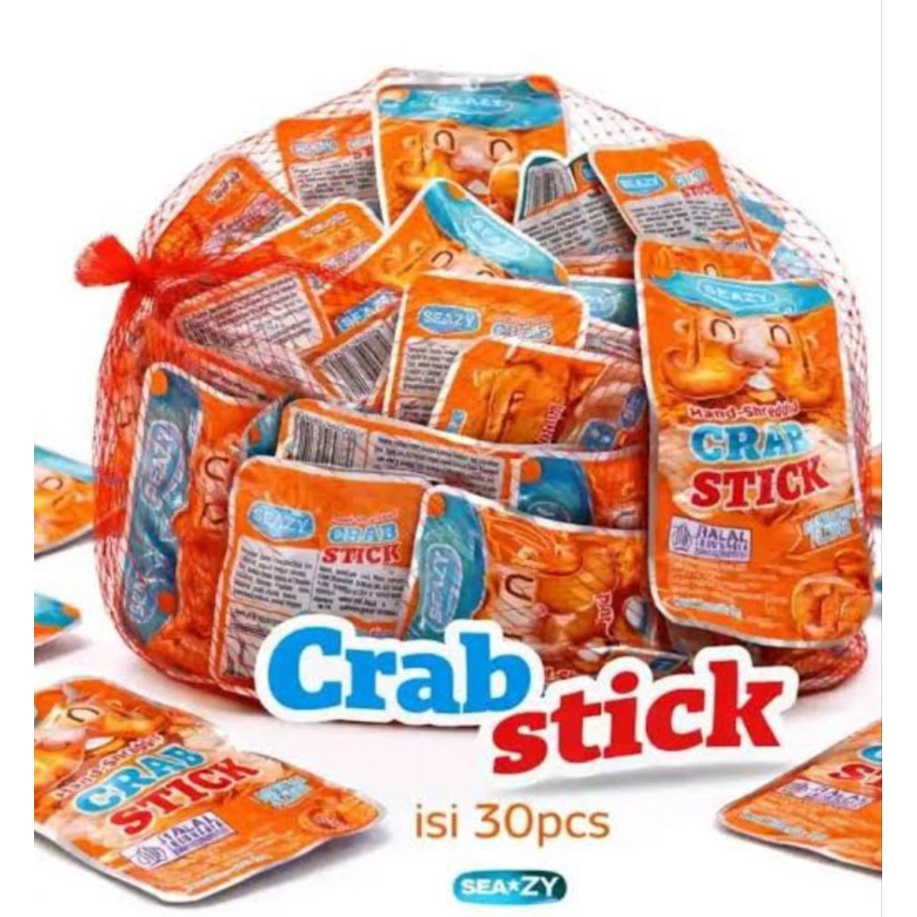 LATIAU SEAZY CRAB STICK 30PCS JARING