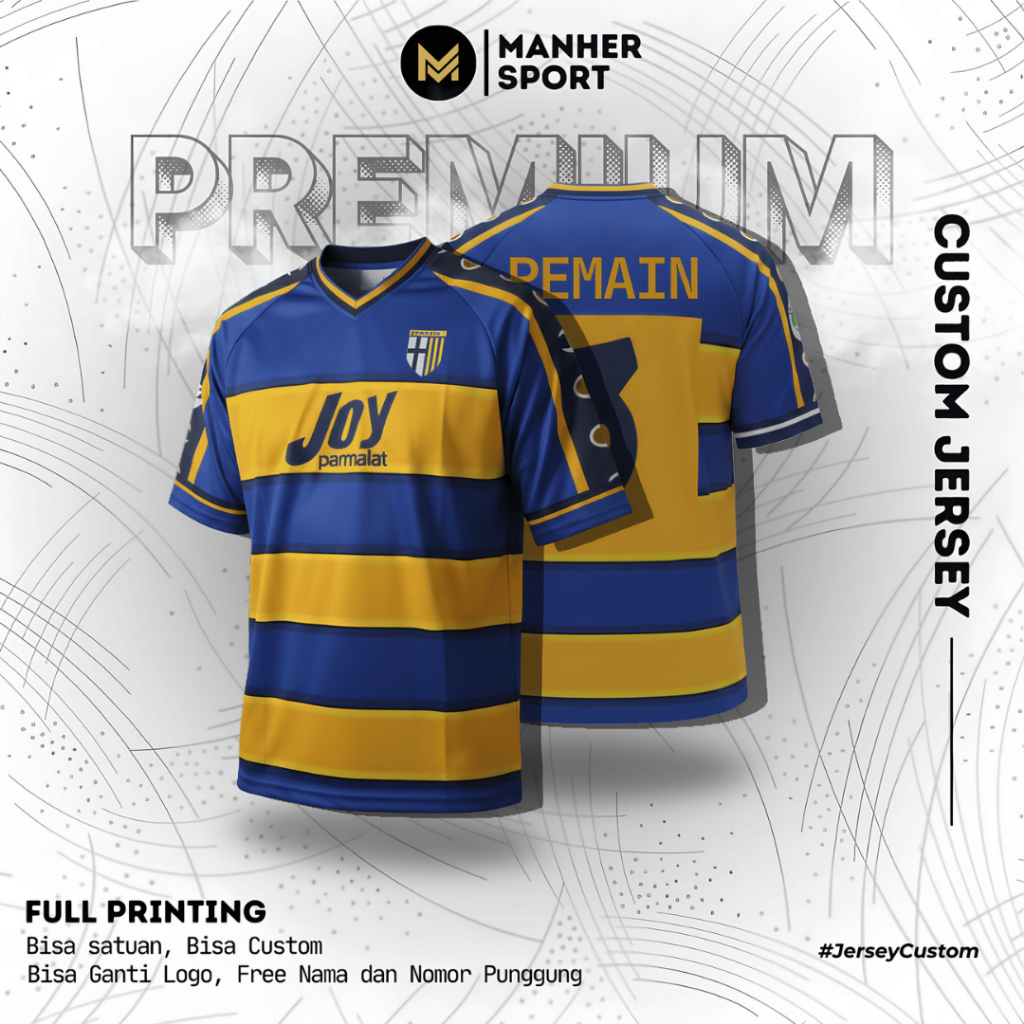 Jersey Parma Joy 2001 Full Printing custom