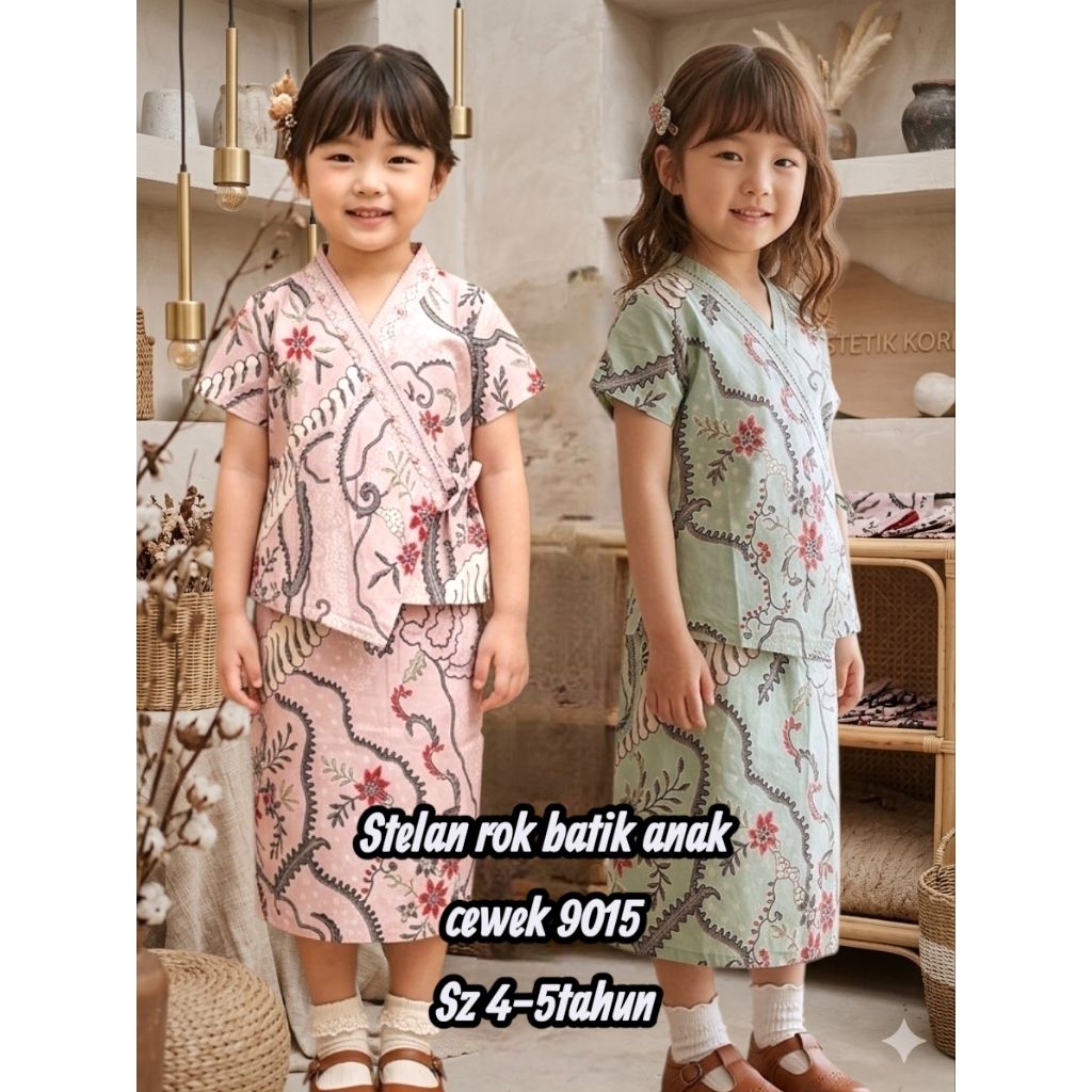 stelan batik anak cewek stelan batik anak perempuan stelan batik anak wanita stelan batik cewek banu