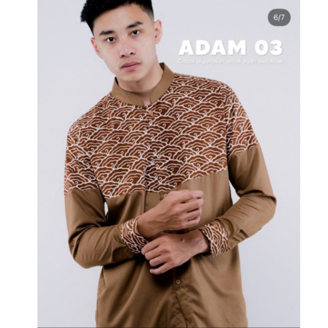 Kemeja Batik Pria NUC.ID Adam Coklat (Coklat)