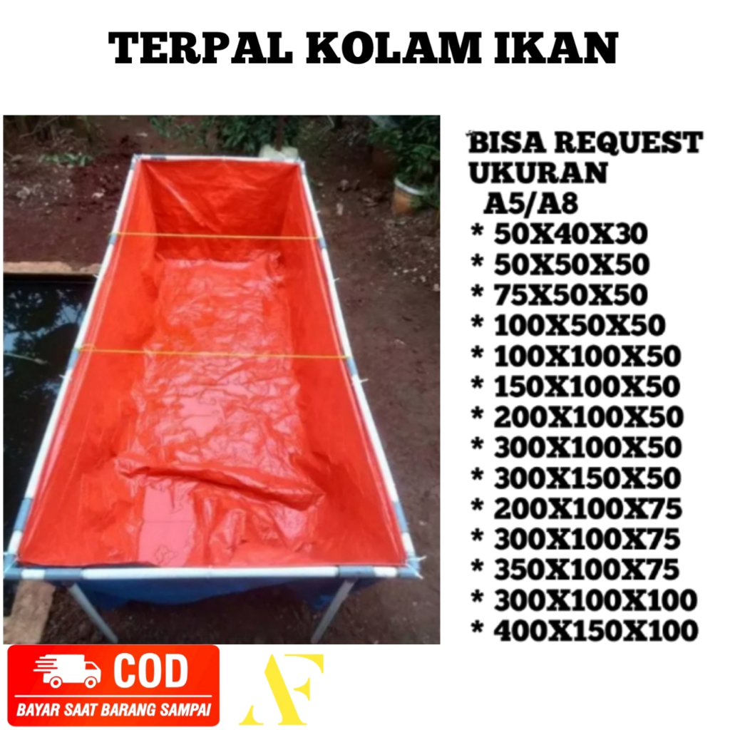 TERPAL KOLAM IKAN TEBAL