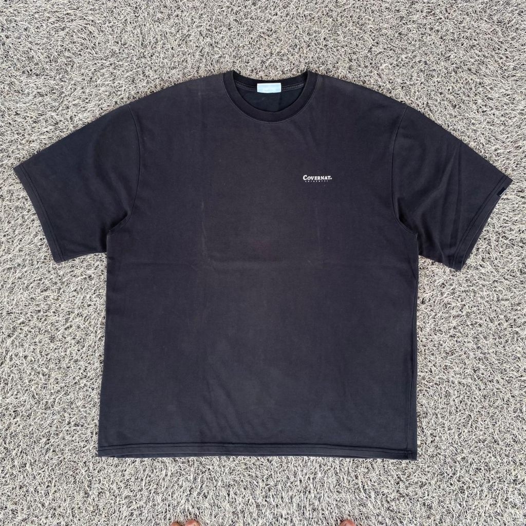 covernat blank tee oversize kaos crop oversize covernat