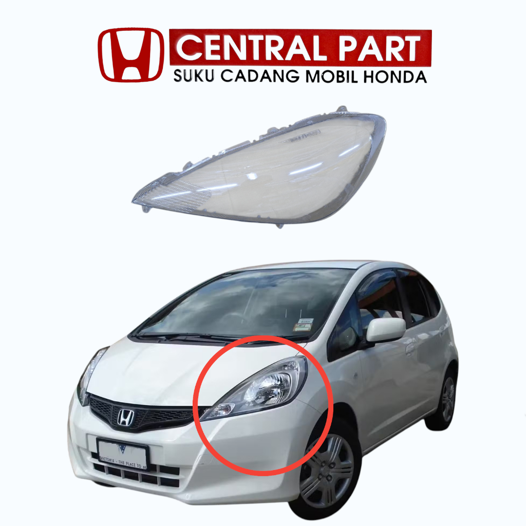 mika kaca cover lampu depan head lamp jazz ge8 2012 2013