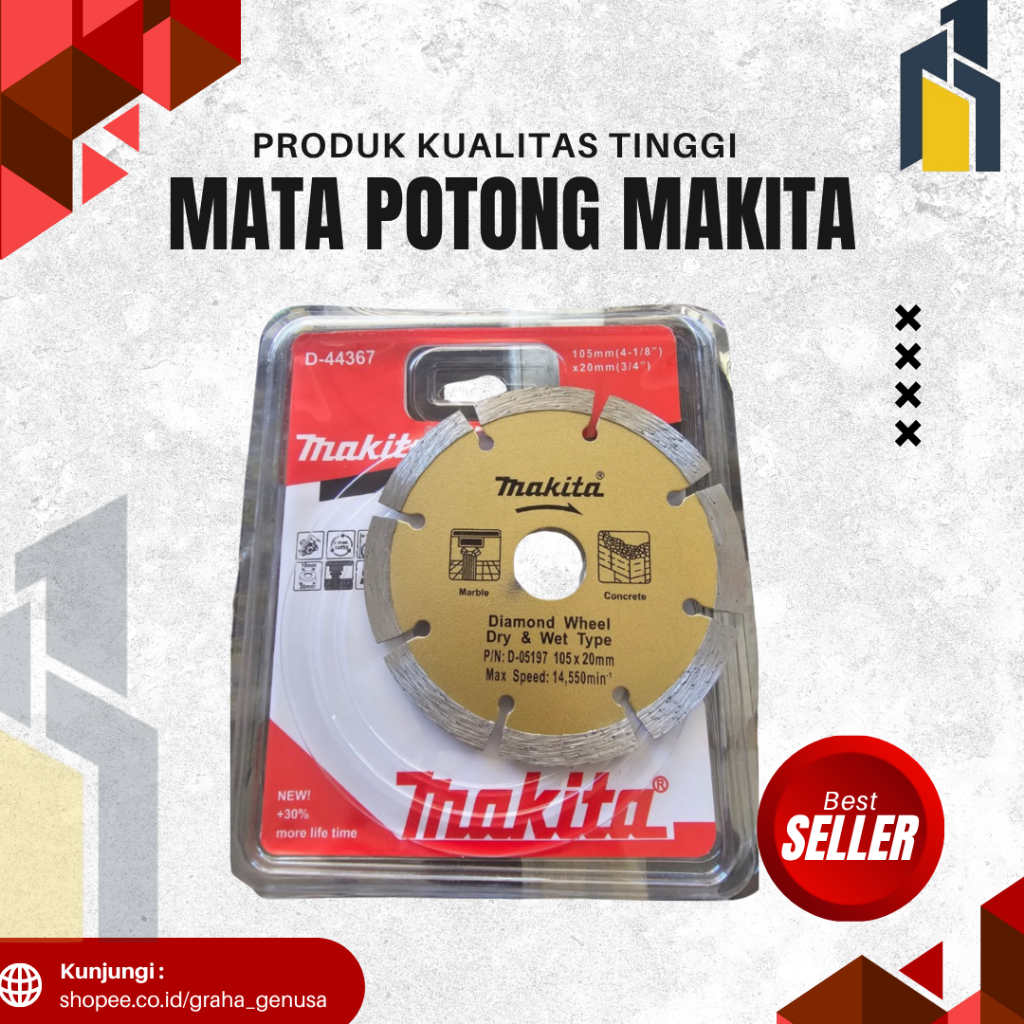 Mata Potong Gerinda keramik Tembok Beton Geranit /Mata potong Gerinda Makita