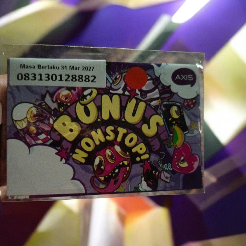 nomor cantik AXIS 31 30 1 2 888 2 isi kuota 3gb jaringan 5G