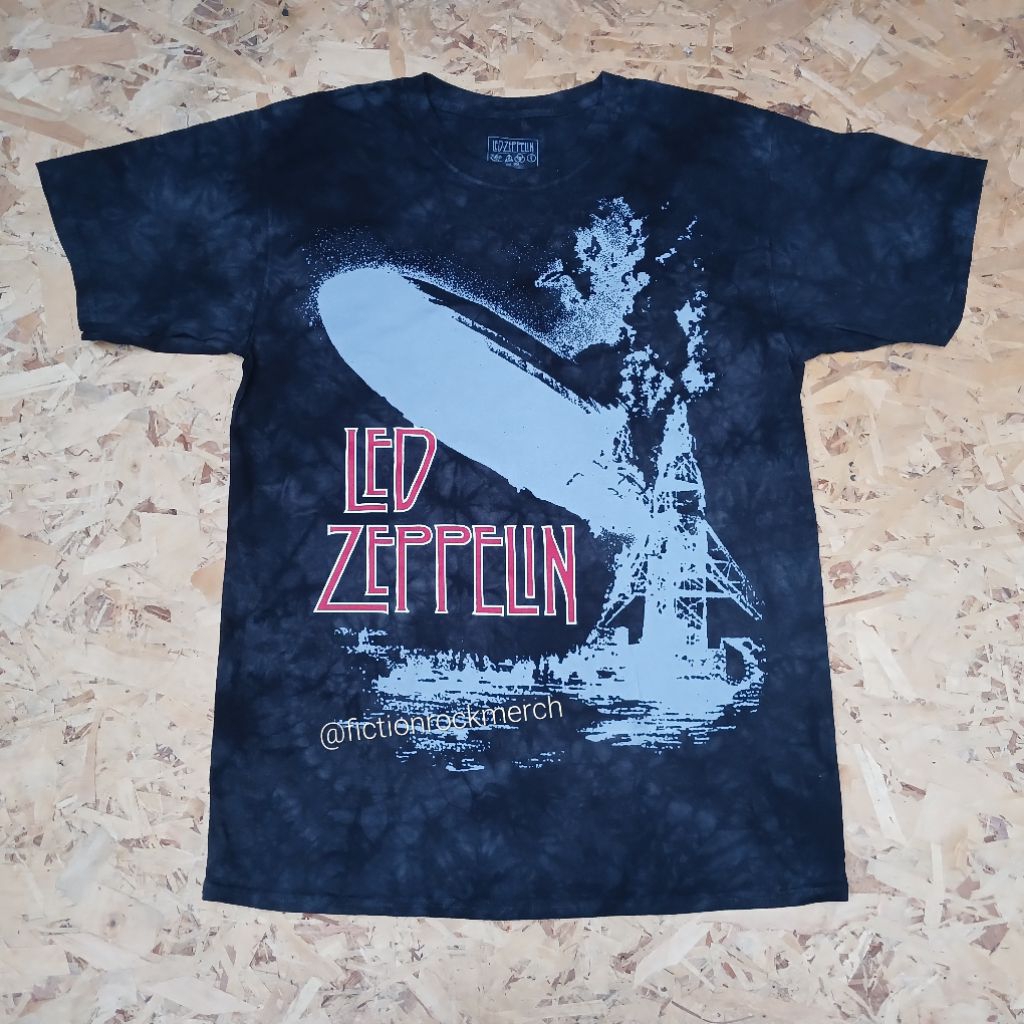 Kaos Band LED ZEPPELIN Original Size LARGE - Exploding