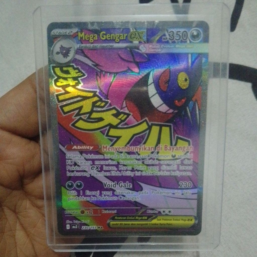 kartu pokemon Mega Gengar ex Ma