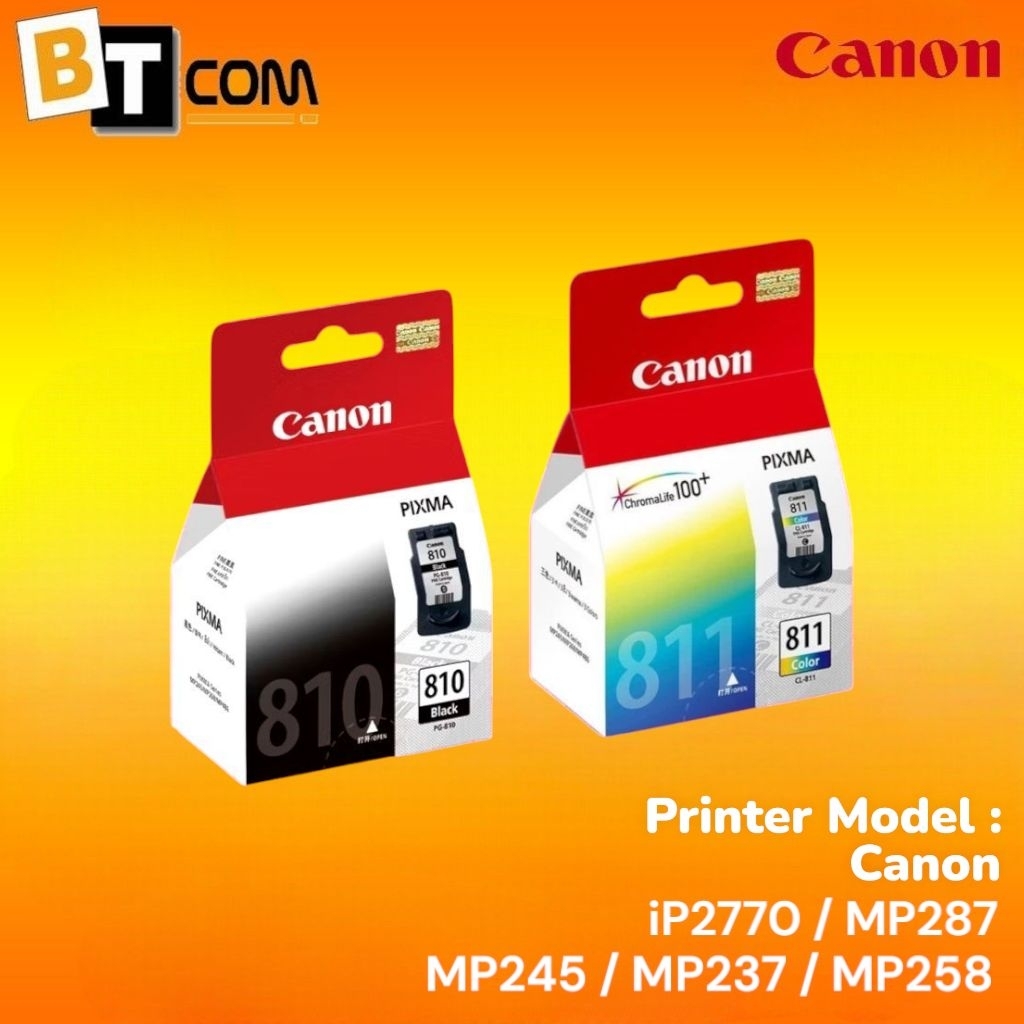 1 Set Cartridge Tinta Canon PG-810 CL-811 & PG-745 CL-746 for iP2770 iP2870 MP237 MG2570s MP287