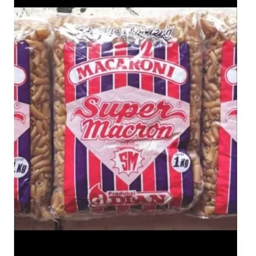 1 kg Makaroni Goreng Kerupuk Super Macrom 5M - Gurih dan Renyah, Ideal untuk Camilan