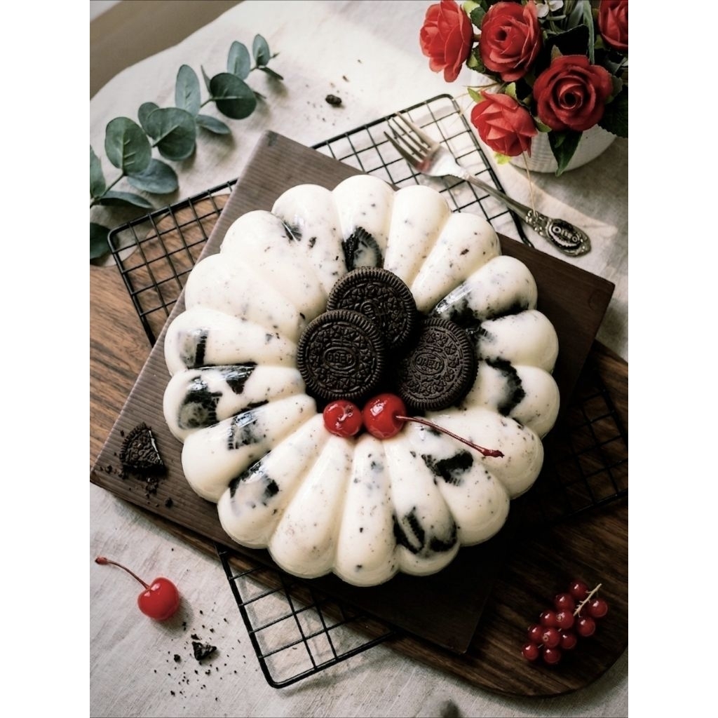 Puding Oreo Milo Coklat
